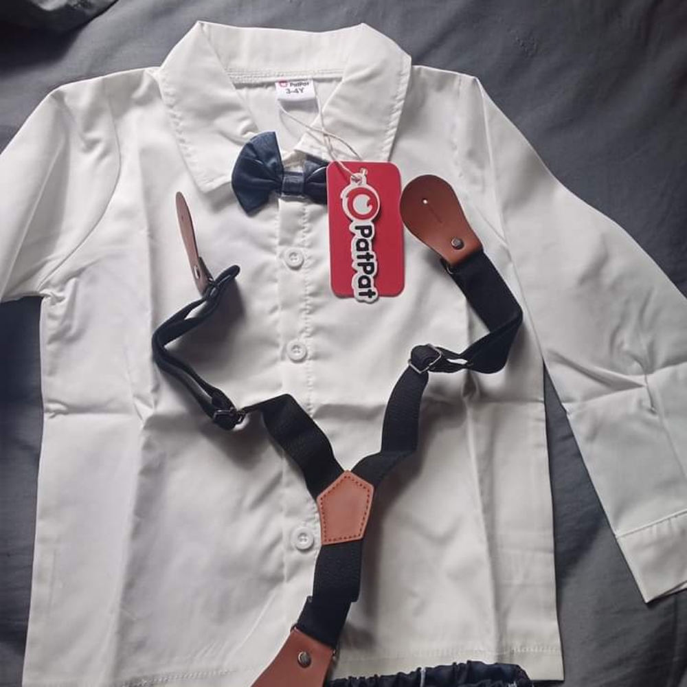 - Brand new with tags toddler outfit size 3 -4 years .. It can be unisex.